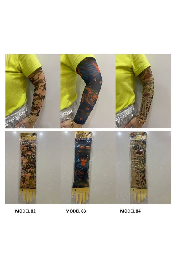 Ai̇rbrush Tattoo Kızlar Seri̇si̇ 3 Çi̇ft 6 Adet Gi̇yi̇lebi̇li̇r Dövme Sleeve Tattoo  Set28