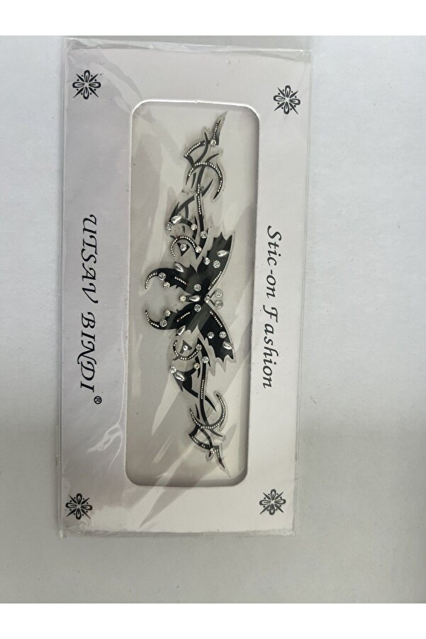 Ai̇rbrush Tattoo Taşlı Yapıştırma Dövme 3 Adet Bi̇rden Set9