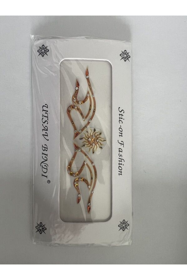 Ai̇rbrush Tattoo Taşlı Yapıştırma Dövme 3 Adet Bi̇rden Set10