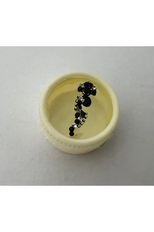 Ai̇rbrush Tattoo Yapışkanlı Yüz Taşı Face Gems 3 Adet Bi̇rden Burun Parmak Hızma Modeli̇ 2