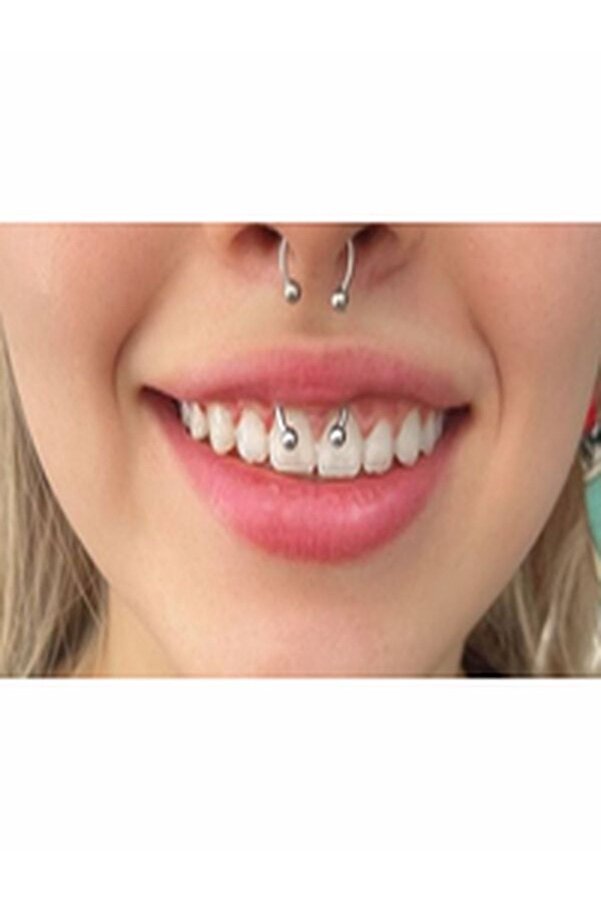 Ai̇rbrush Tattoo 36 Adet Bi̇rden Halka Gümüş Renk Pi̇erci̇ng