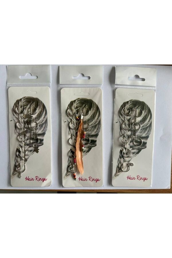 Ai̇rbrush Tattoo Saç Yüzüğü 3 Kartela Model 7