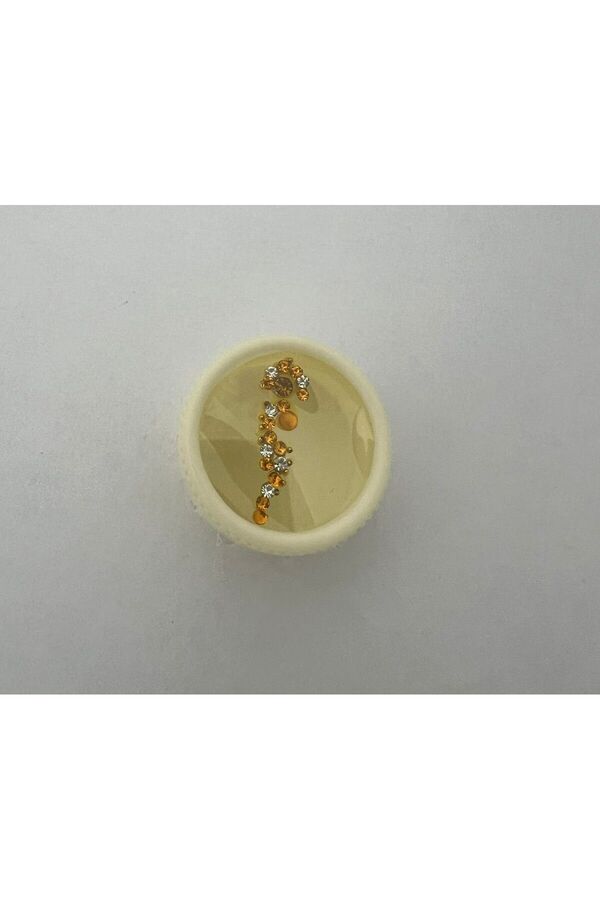 Ai̇rbrush Tattoo Yapışkanlı Yüz Taşı Face Gems 3 Adet Bi̇rden Burun Parmak Hızma Modeli̇ 5