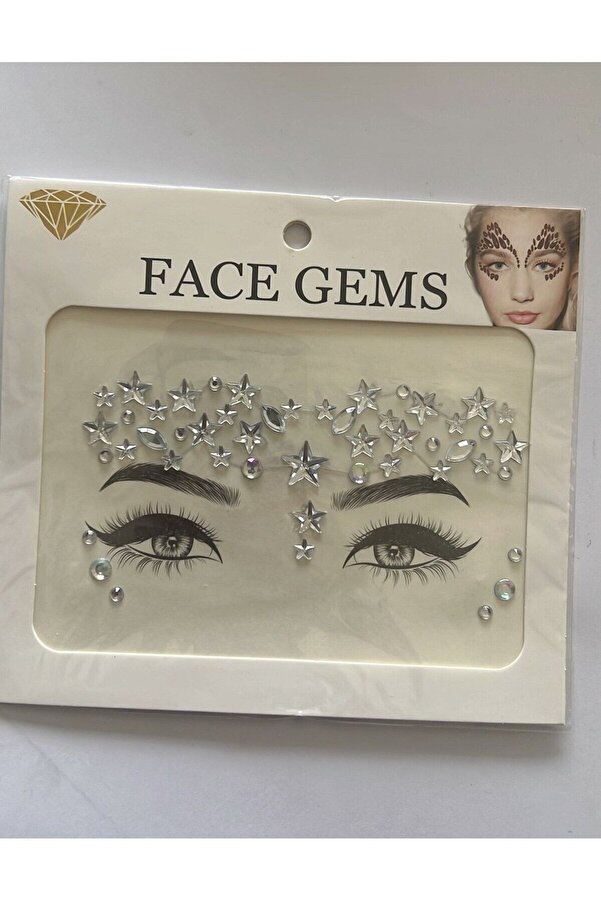 Ai̇rbrush Tattoo Face Gems Yüz Süsleme Taşı Vücut Kri̇stali̇ Model 16