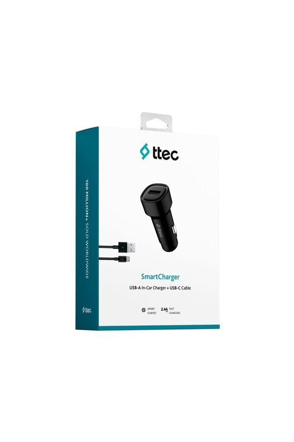 Ttec Smartcharger 2.4A Araç Şarj Aleti  + Usb-C Kablo