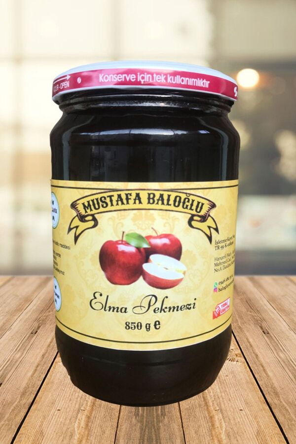 Mustafa Baloğlu Bal Ürünleri̇ Elma Pekmezi̇ (Organi̇k- Ev Yapımı) 850 Gr