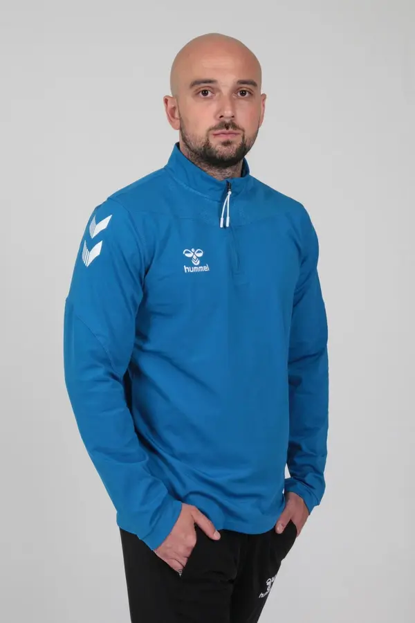 Hummel Oregon Antrenman Eşofman Üstü Saks Mavi̇