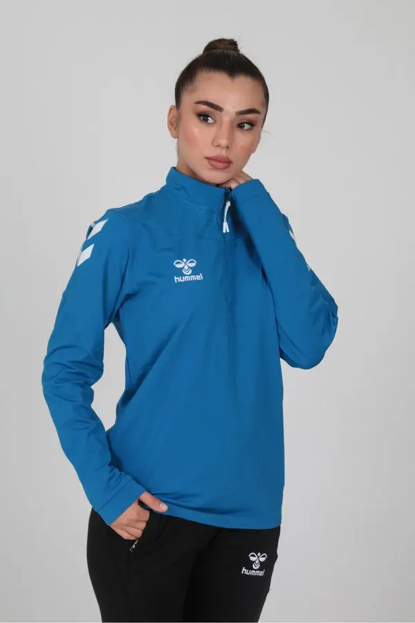 Hummel Oregon Antrenman Eşofman Üstü Saks Mavi̇