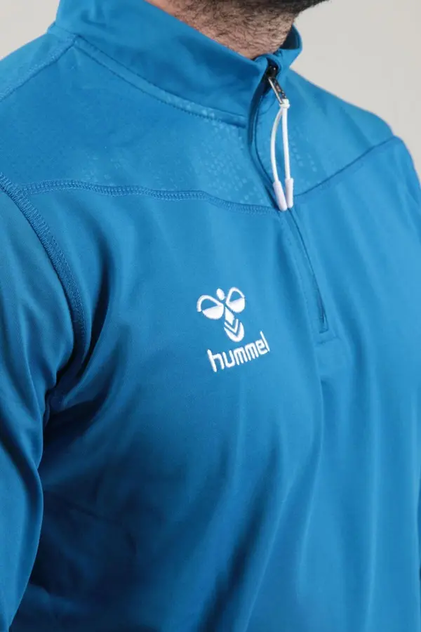 Hummel Oregon Antrenman Eşofman Üstü Saks Mavi̇
