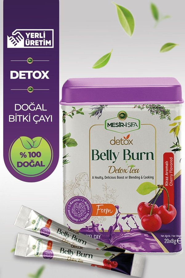 Mesirişifa Belly Burn Detox Çayı 8Gr 20 Li Doğal İçerikli Yağ Yakma Kilo Verme Detoks Tea