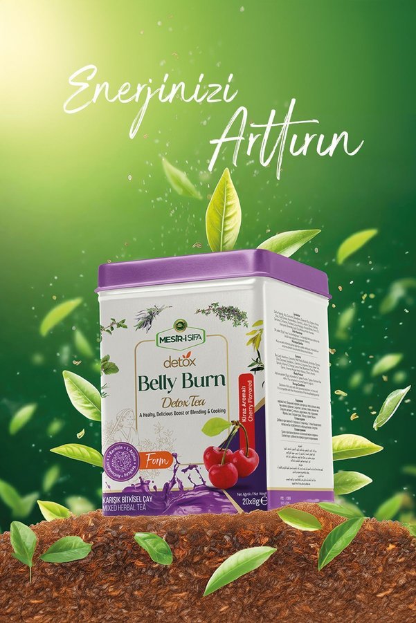 Mesirişifa Belly Burn Detox Çayı 8Gr 20 Li Doğal İçerikli Yağ Yakma Kilo Verme Detoks Tea