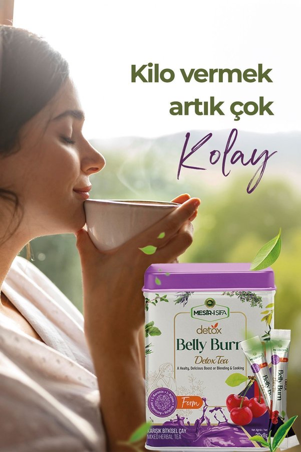 Mesirişifa Belly Burn Detox Çayı 8Gr 20 Li Doğal İçerikli Yağ Yakma Kilo Verme Detoks Tea