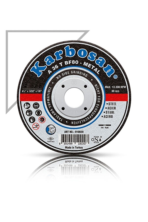 Metal Kesi̇ci̇ Taş 115 Nk - 115X3.22 - 5 Adet