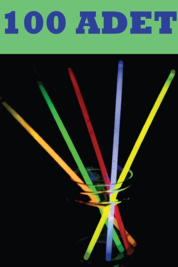 Glow Stick Parti Bilekliği Kolye Neon Işık Doğum Günü Partisi Cadılar Bayramı Halloween Düğün Floresan Sticks