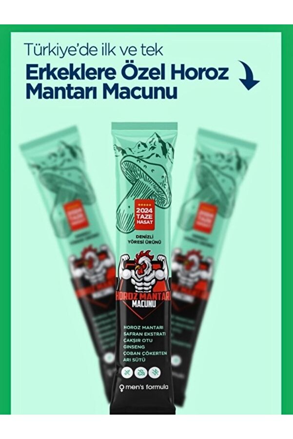 Horoz Mantarı Macunu 3 Adet Özel Formül