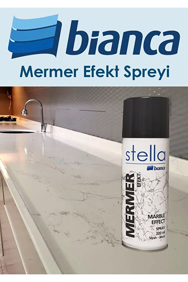 Stella Mermer Efekt Spreyi̇ Si̇yah