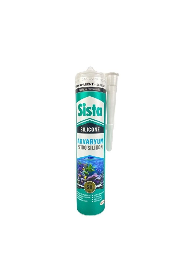 Sista Akvaryum Silikon Şeffaf