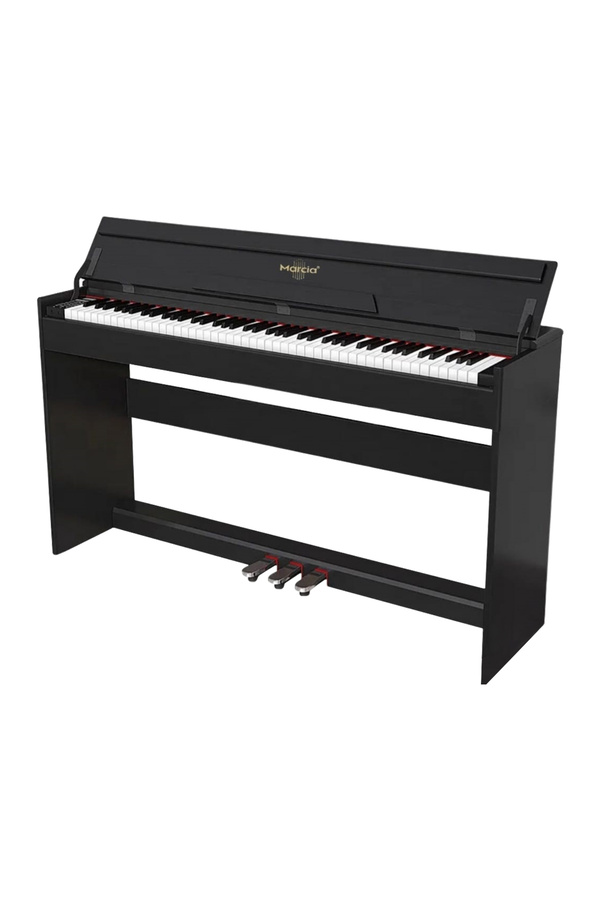 Marci̇a Mk-800 Bk Di̇ji̇tal Konsol Pi̇yano (Tuş Hassasi̇yetli̇, 88 Tuşlu, Kapaklı)