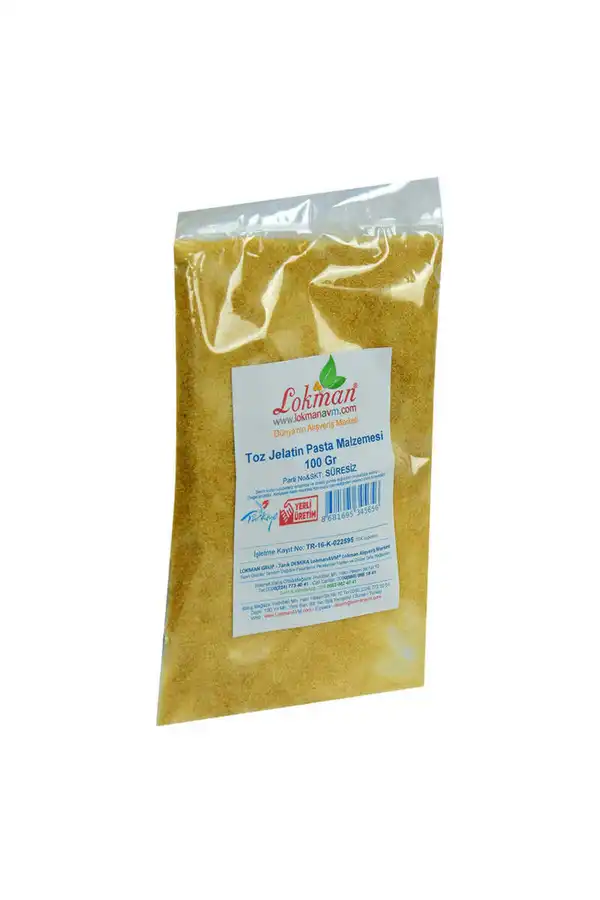 Ethab Ti̇caret Jelati̇n Toz Öğütülmüş Pasta Malzemesi̇ 100 Gr Paket