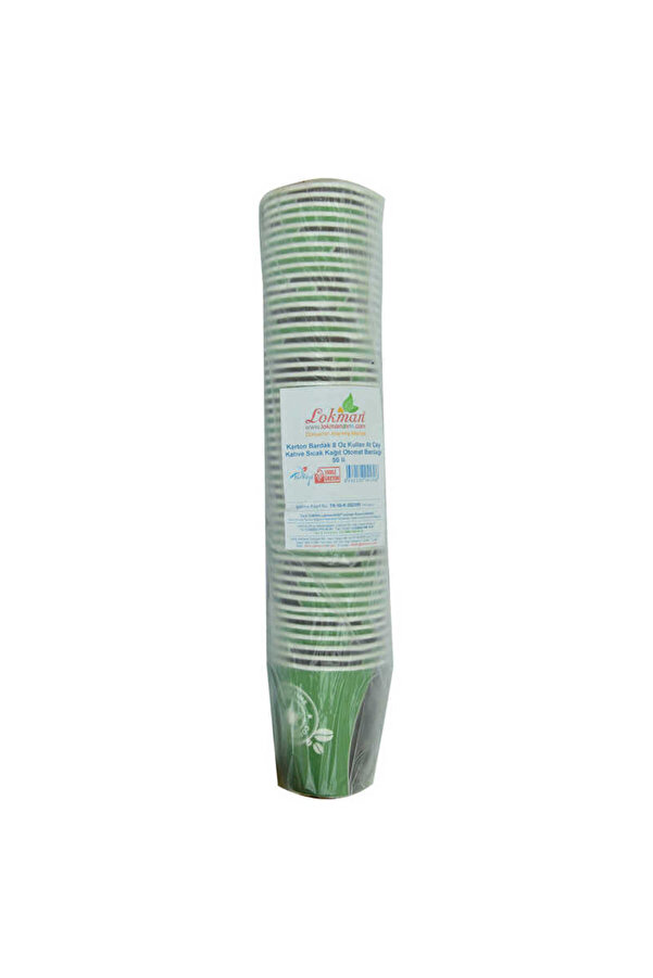 Ethab Ti̇caret Karton Bardak 8 Oz Kullan At Çay Kahve Sıcak Kağıt Otomat Bardağı 50 Li̇ 1 Paket