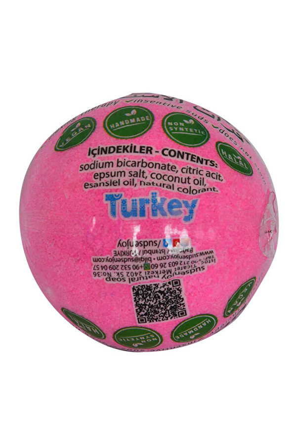 Ethab Ti̇caret Pembe Düşler El Yapımı Banyo Küvet Topu Sabunu Pembe 90-120 Gr