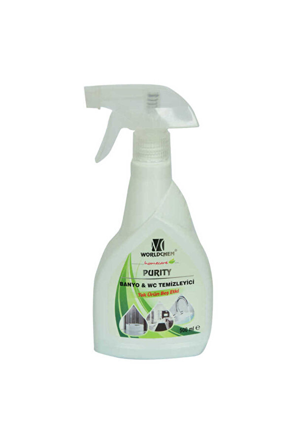 Bi̇lfold Puri̇ty Banyo Ve Wc Temi̇zleyi̇ci̇ 5 Etki̇ Sprey Şi̇şe 500 Ml