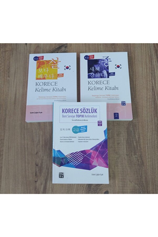 Kutlu Yayınevi̇ Korece Seti̇ - Ender Çağlar Uçak (3 Ki̇tap)