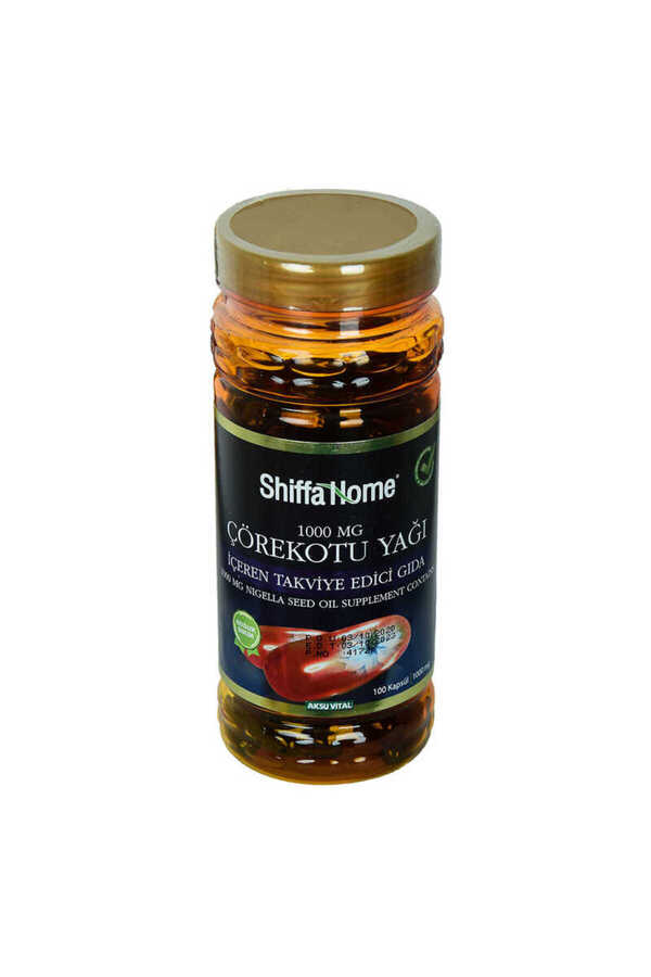 Aesco Shi̇ffa Home Çörek Otu Yağı Soğuk Pres 1000 Mg X 100 Kapsül