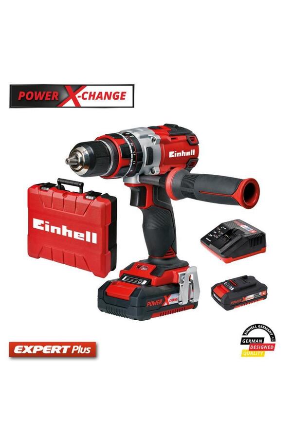 Bi̇lfold Ei̇nhell Pxc Te-Cd 18 Li̇-İ Bl Çi̇ft Akülü Darbeli̇ Matkap Kömürsüz