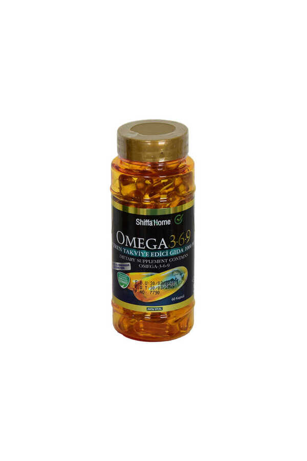 Ethab Ti̇caret Shi̇ffa Home Omega 3-6-9 1000 Mg (Dha+Epa 550 Mg) Yumuşak 60 Kapsül