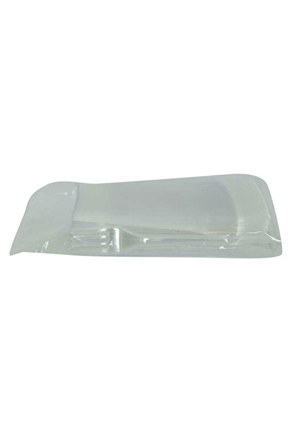 Ethab Ti̇caret Plasti̇k Çatal Ekonomi̇k 1654 Mm Şeffaf 100 Adet 1 Paket
