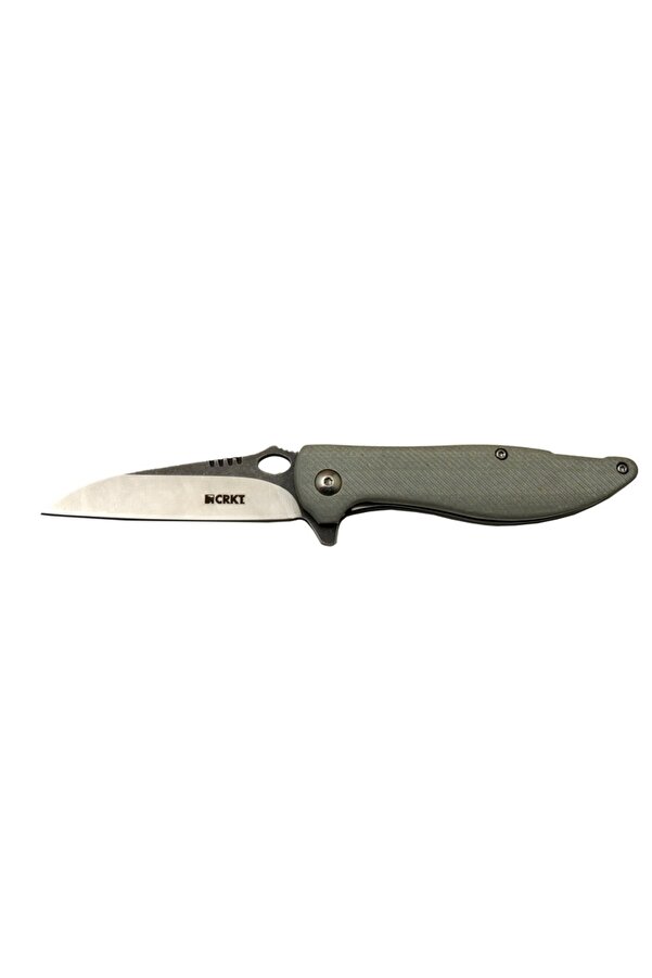 Crkt Lotus 1265 Gri̇ Kamp / Outdoor Çakı 18Cm - Yarı Otomati̇k, Kutulu