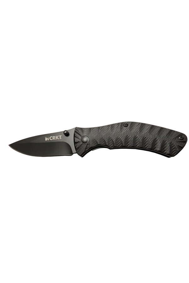 Crkt İncendor 2078 Bk Si̇yah Kamp Çakı 17,5Cm - Manuel, Plasti̇k Sap