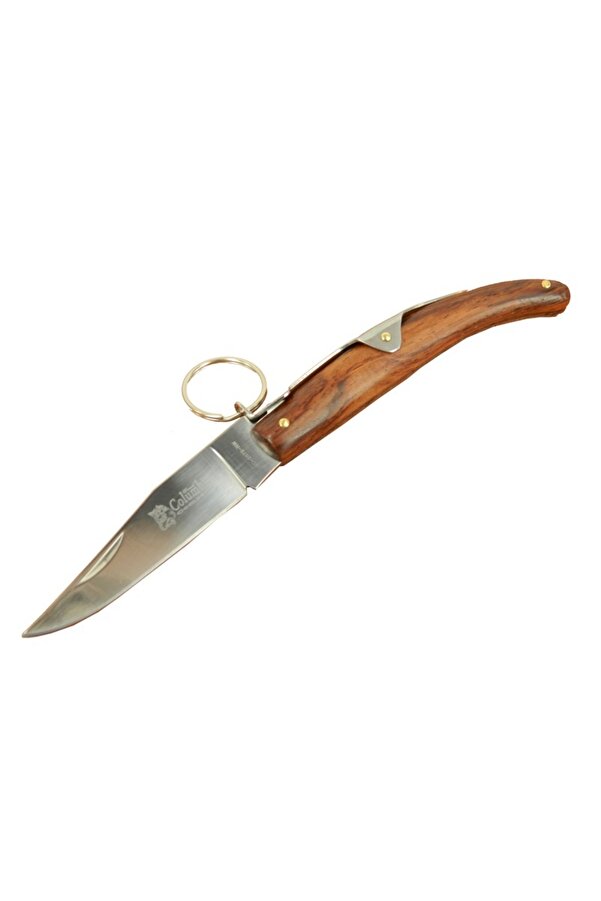 Okapi̇ Gc2079B Kahverengi̇ Kamp Çakı 19Cm - Manuel, Ahşap Sap