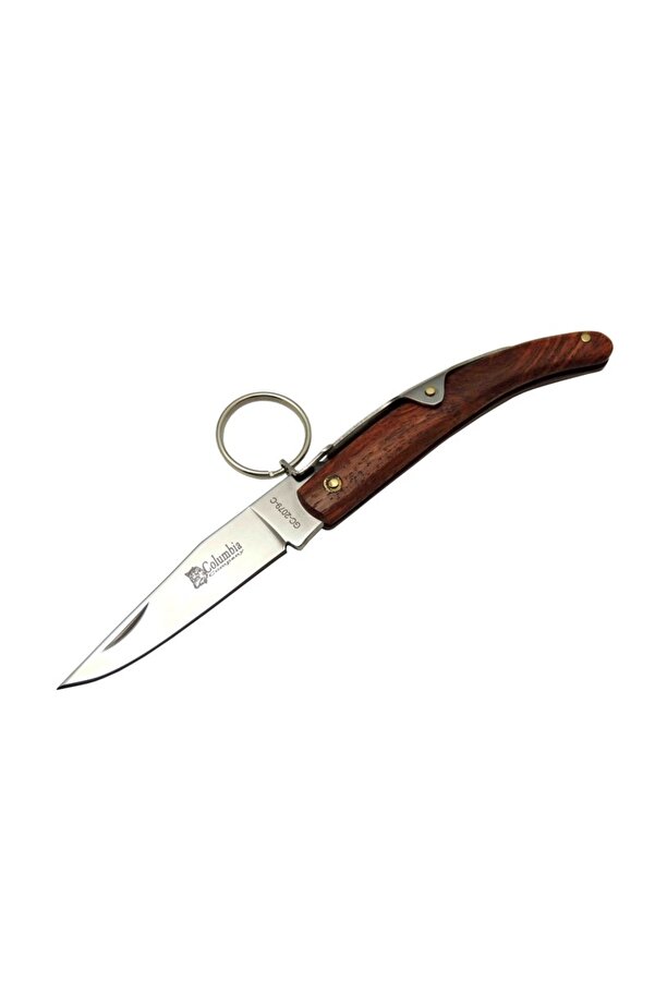Okapi̇ Gc2079C Kahverengi̇ Kamp Çakı 16,5Cm - Manuel, Ahşap Sap