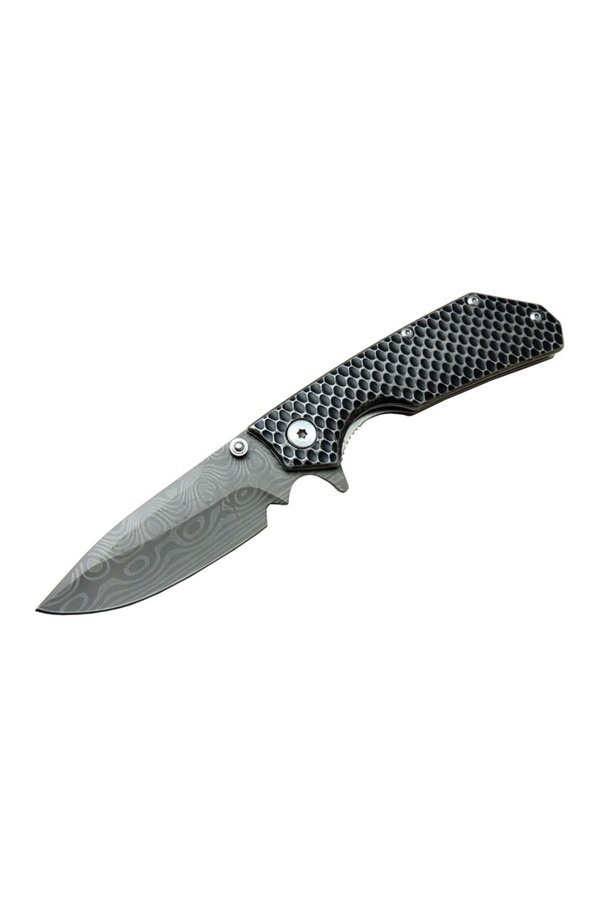 Damascus Dms 2 16 Gri̇ Kamp Çakı 21Cm- Yarı Otomati̇k, Metal Sap