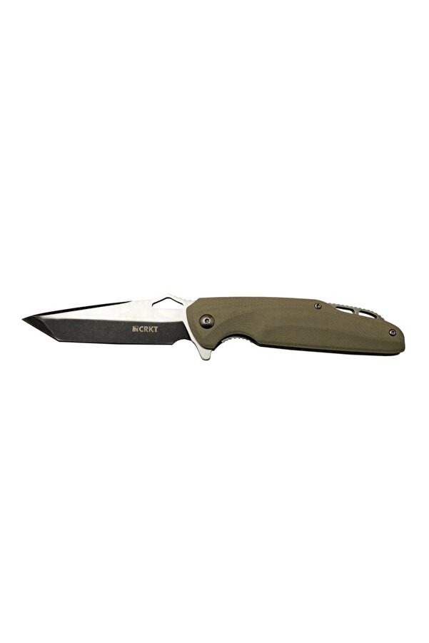 Crkt Predator 706 C Bej Kamp / Outdoor Çakı 21Cm - Yarı Otomati̇k, Kutulu