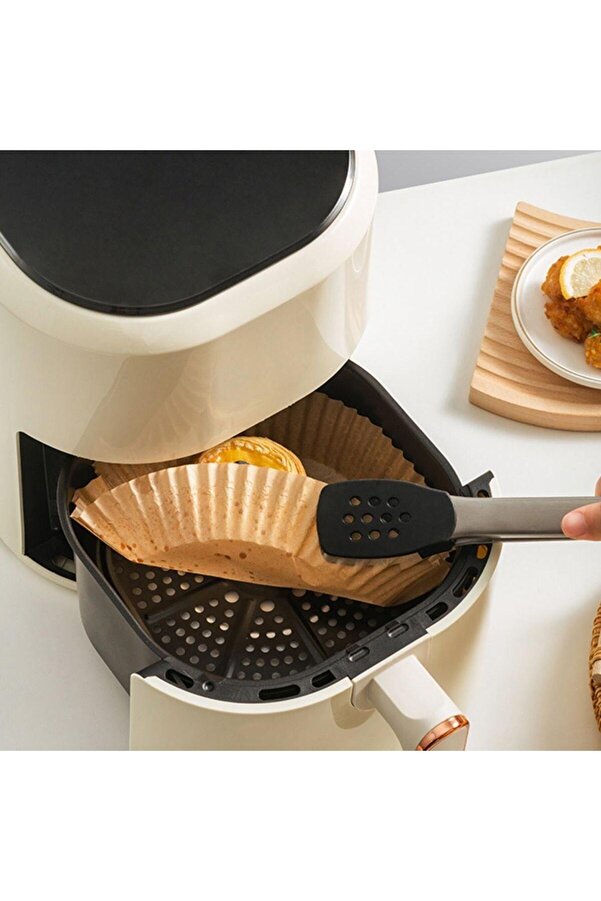 Go İthalat 50 Adet Ai̇r Fryer Pi̇şi̇rme Kağıdı Tek Kullanımlık 23 Cm Yuvarlak Pi̇şi̇rme Kağıdı Xxl Pvc Li̇ (4178)