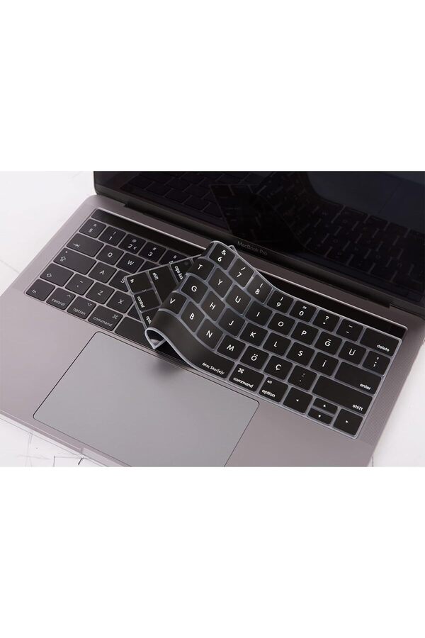Erhn Macbook Pro Klavye Koruyucu (Us To Tr) Touchbarlı 13İnç A1706 A1989 A2159-15İnç A1707 A1990