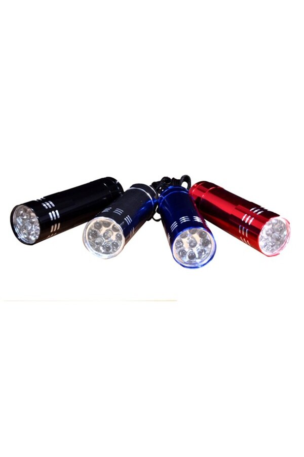 Ethab Ti̇caret Süper Parlak 9 Ledli̇ Metal Mi̇ni̇ El Feneri̇