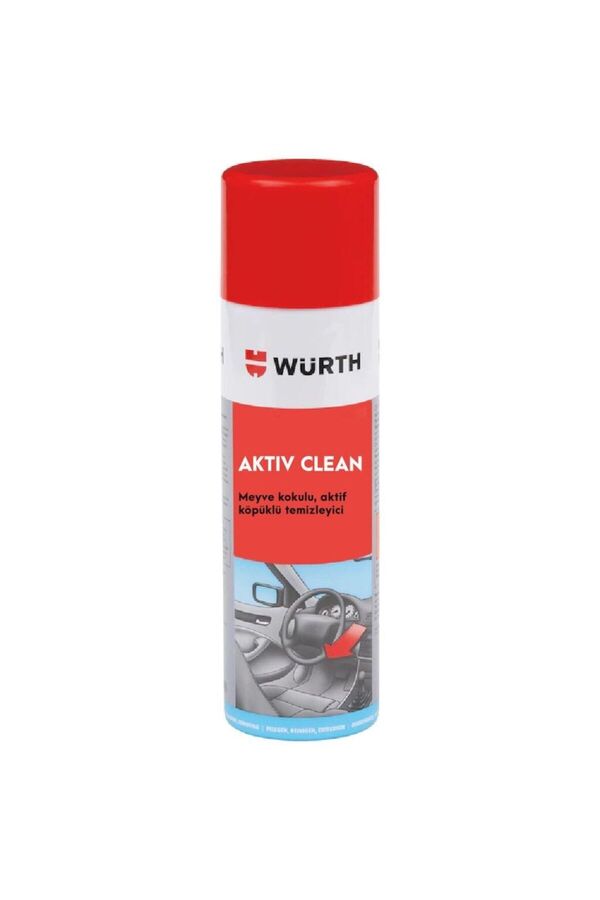 Würth Activ Clean Temizleme Köpüğü 500ml + Güderi Bez Mavi 130gr