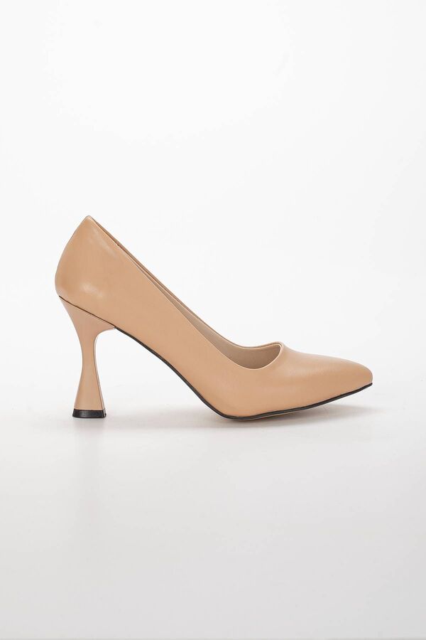 Gult Sti̇letto 9 Cm Nude Ci̇lt