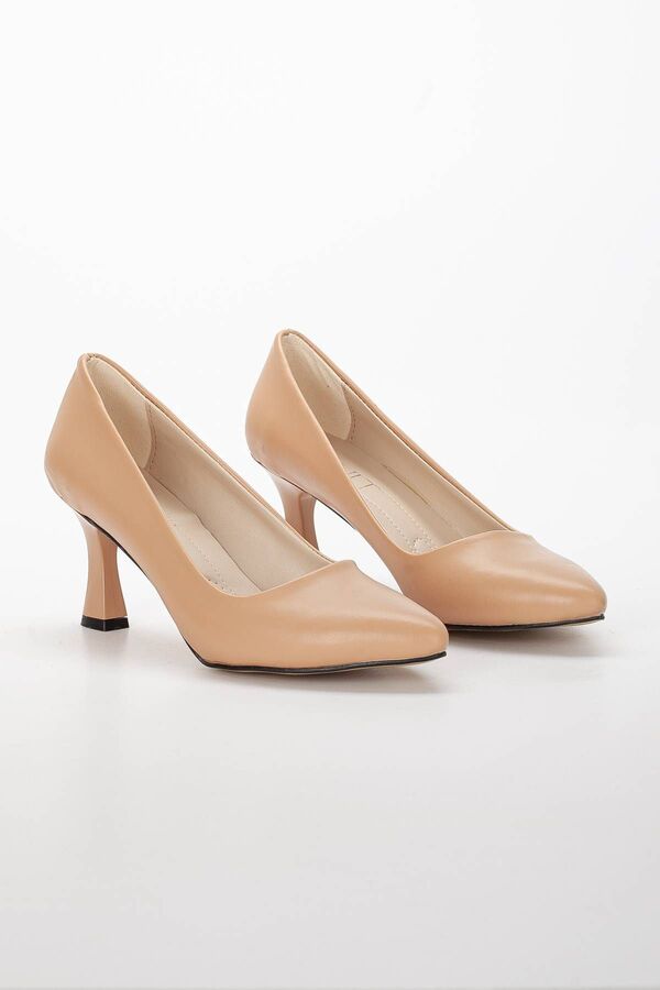 Gult Sti̇letto 7 Cm Nude Ci̇lt
