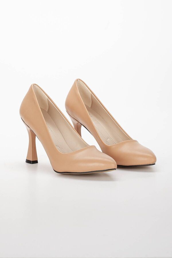 Gult Sti̇letto 9 Cm Nude Ci̇lt