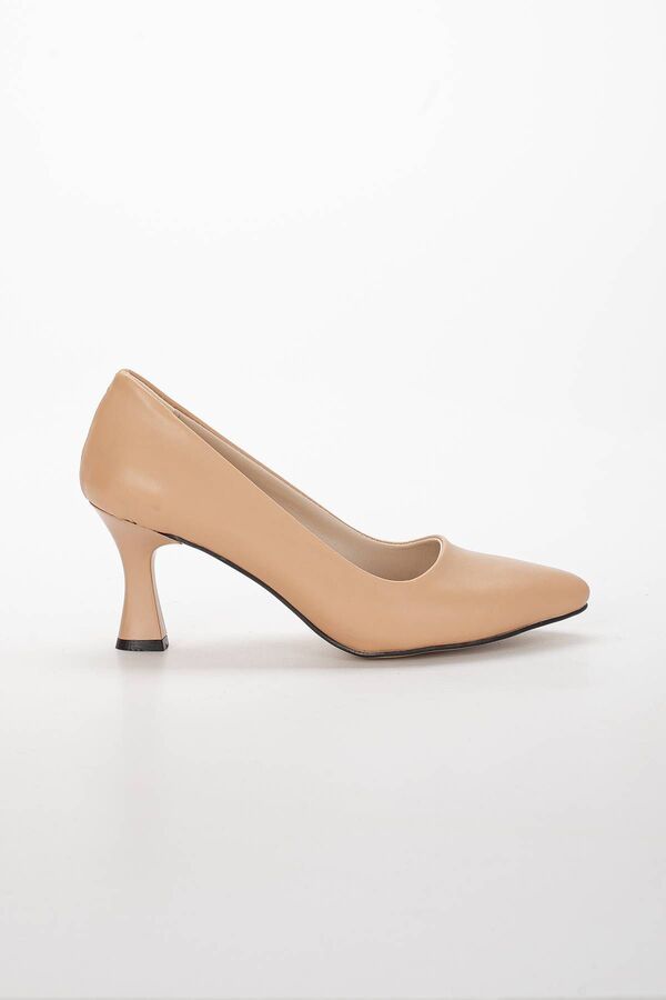 Gult Sti̇letto 7 Cm Nude Ci̇lt