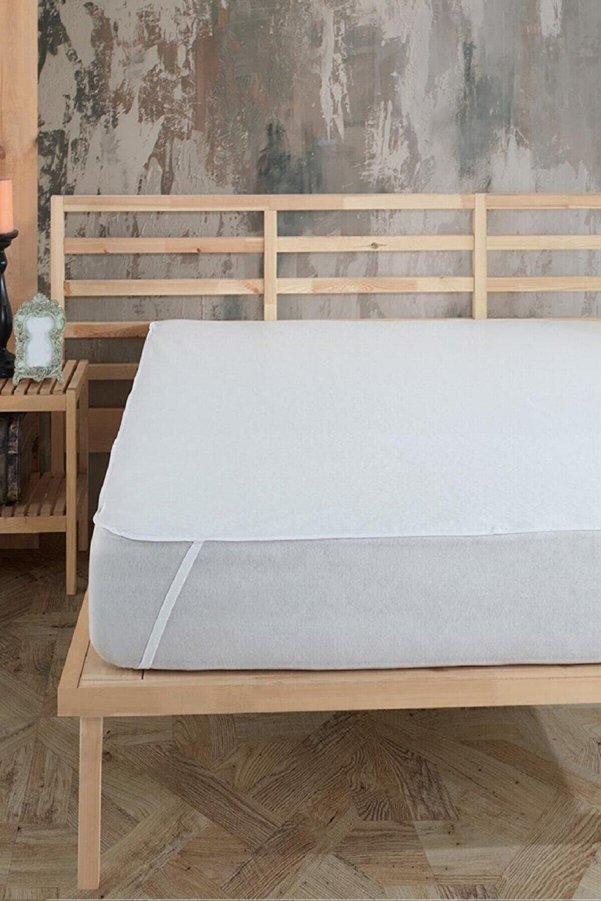 Mycey Çift Kişilik Sıvı Geçirmez Alez 200 X 200 Cm Micro Kumaş Köşelerinden Lastikli Yatak Koruyucu Alez