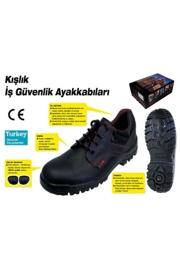 Aknca 414 Çeli̇k Burunlu İş Ayakkabısı S2 42 Numara
