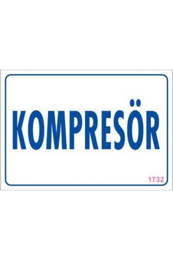 Ethab Ti̇caret Kompresör Uyarı Levhası 17,5X25 Kod1732