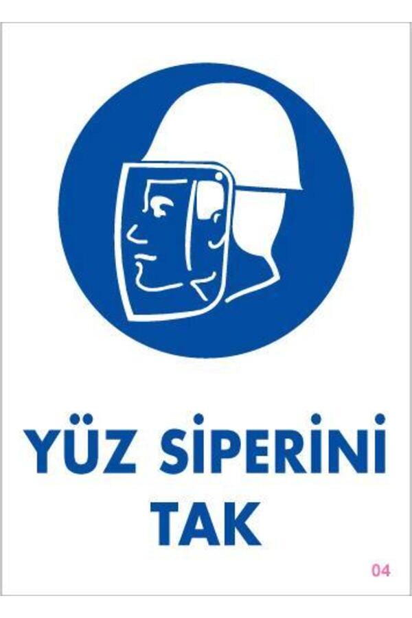 Ethab Ti̇caret Yüz Si̇peri̇ Tak Uyarı Levhası 25X35 Kod4