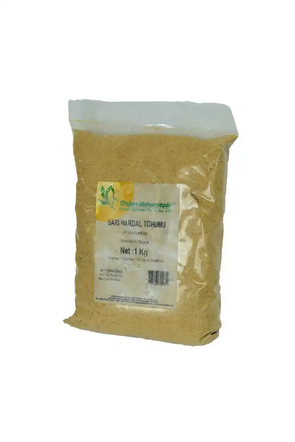 Bi̇lfold Hardal Tohumu Öğütülmüş Doğal Sarı 1000 Gr Paket